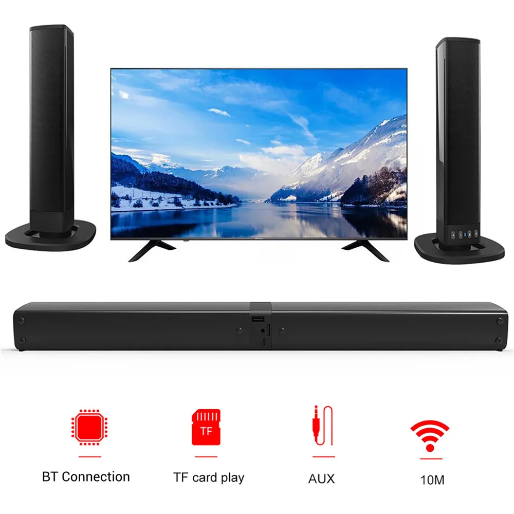 Audio Music Center - Wireless Bluetooth TV Sound Bar 2