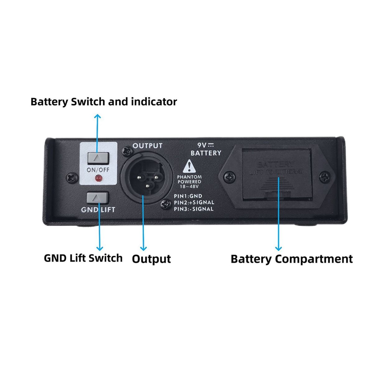 Audio Music Isolator - 2026 New Da-10 Active DIBOX Impedance