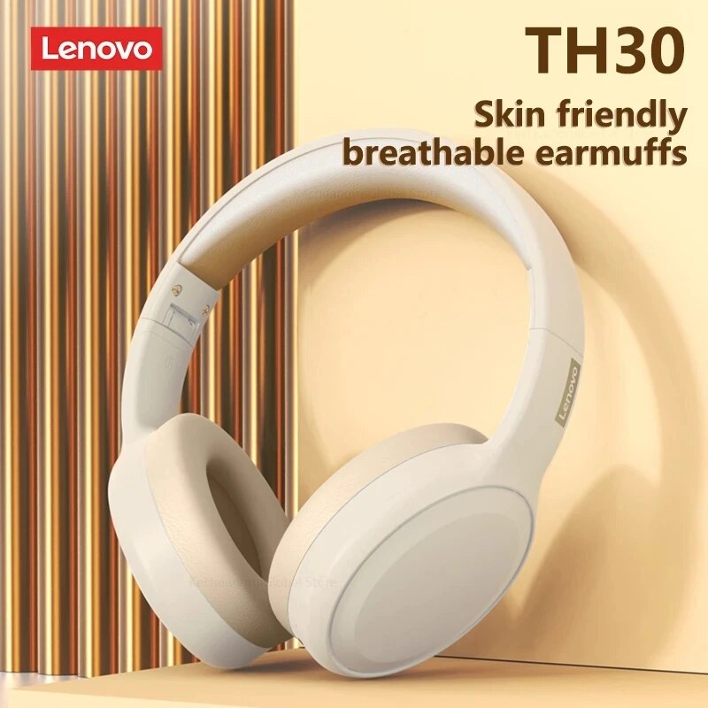 Audio Music Apple - Lenovo TH30 Wireless Headphones Bluetooth 5.3