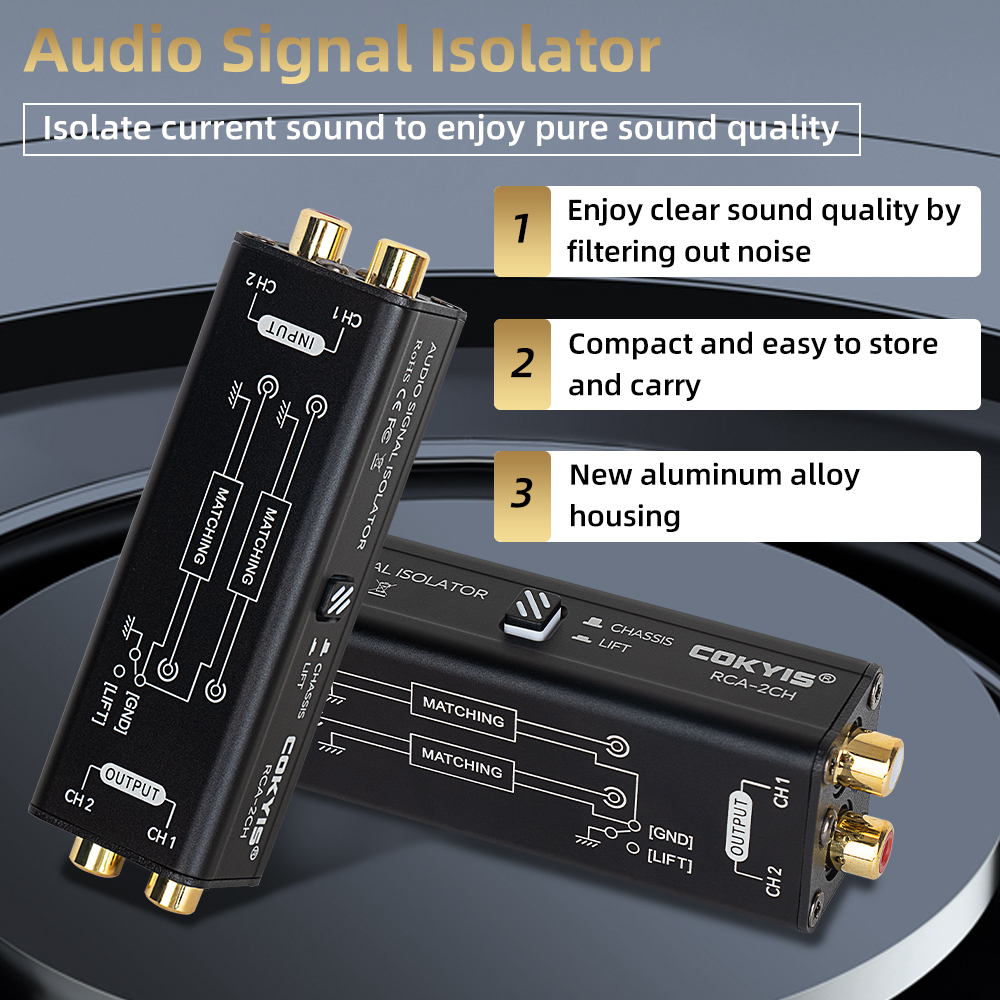 Audio Music Isolator - Professional Hum Eliminator Audio Signal Isolator
