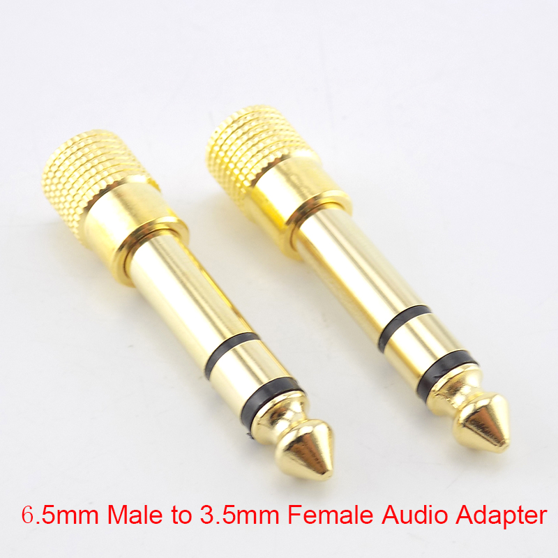 Audio Music Converter To Mp3 - 1/2pcs 6.5mm to 3.5mm Male to