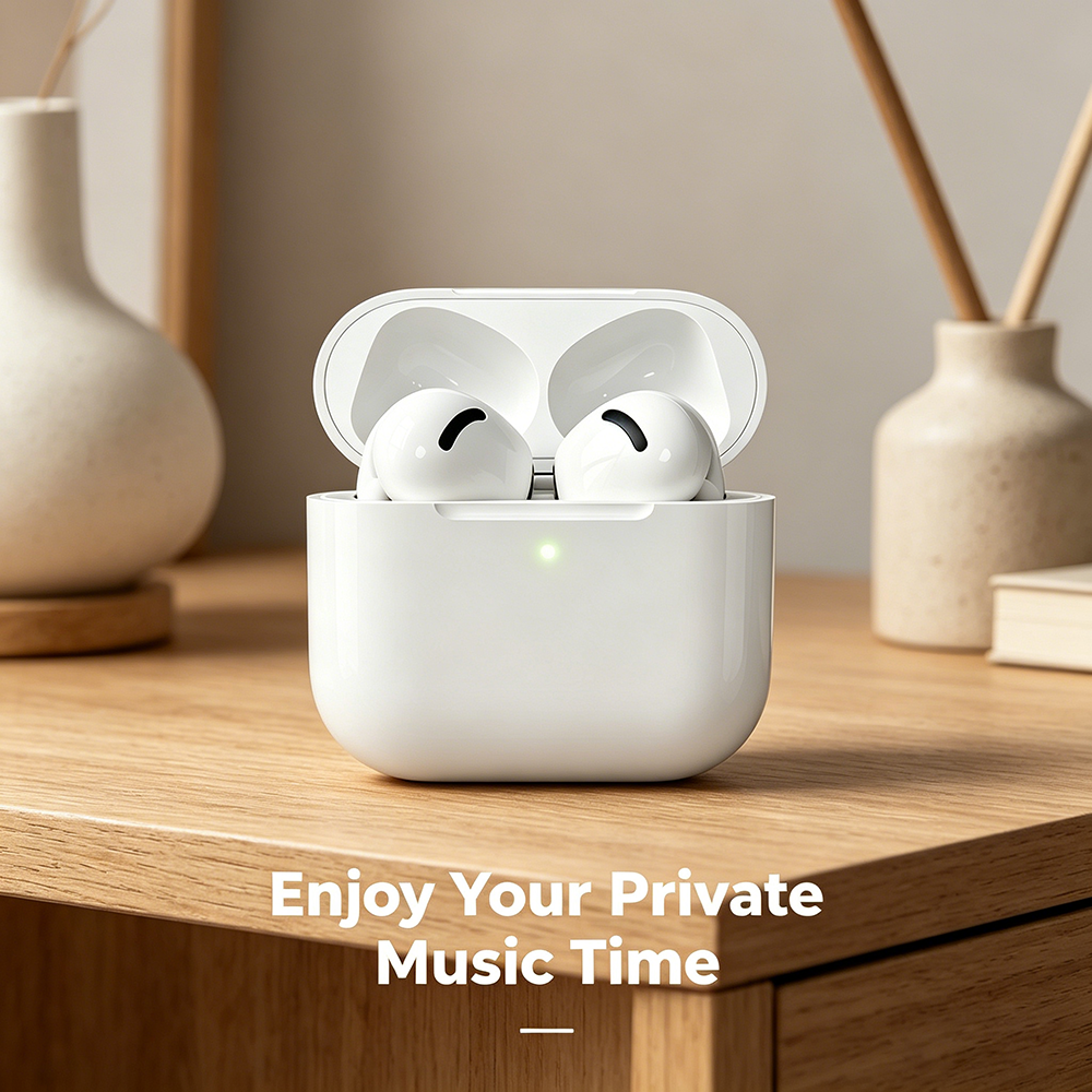 Audio Music Apple - Wireless Earphone TWS Bluetooth 5.3 Earbuds