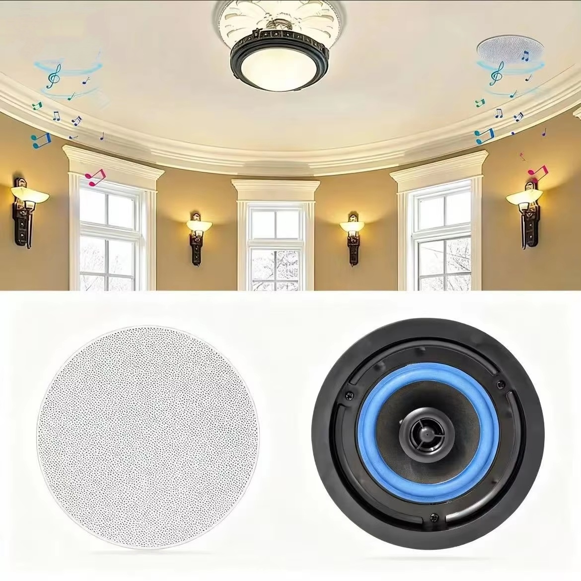 Audio Music Apple - Herdio 4 Inch Ceiling Speaker 160W