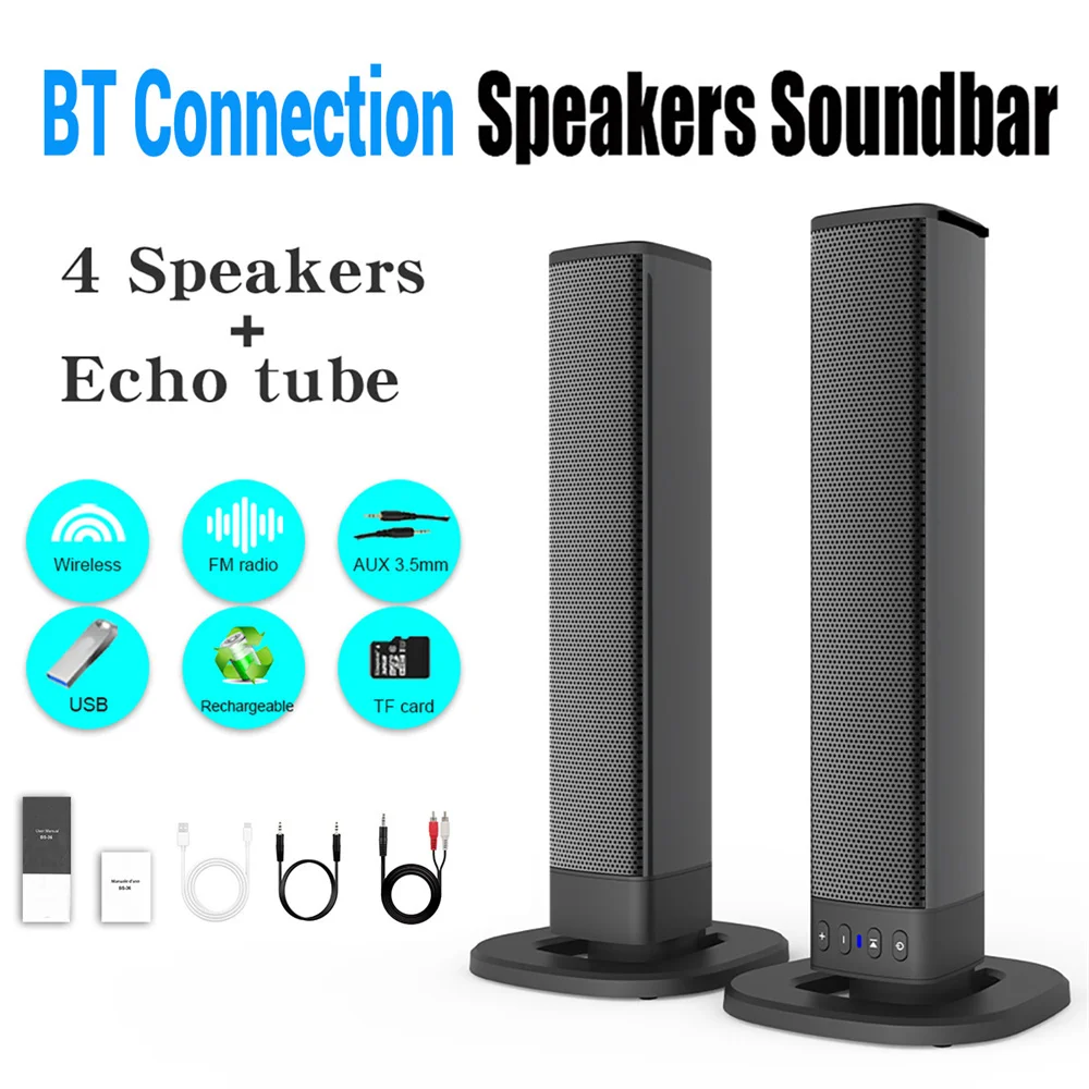 Wireless Bluetooth TV Sound Ba - Audio Music Center recensione e prezzo