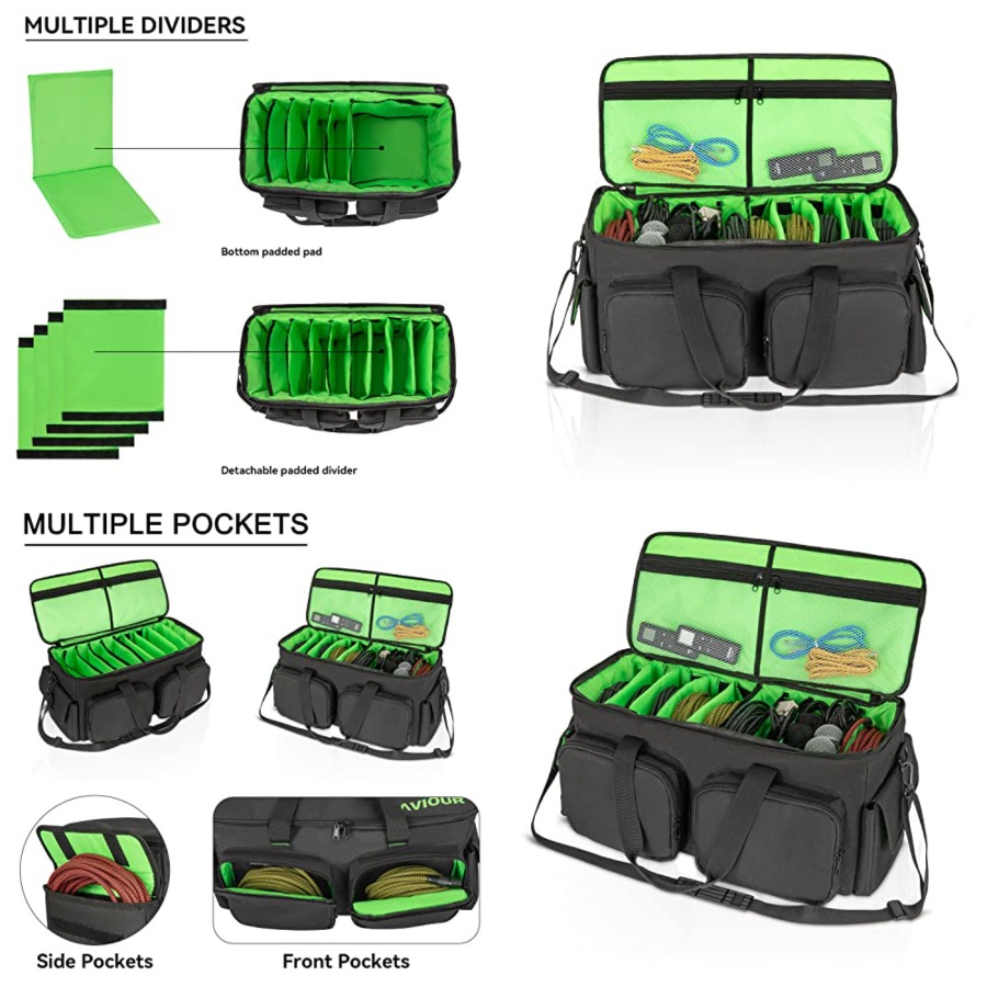 SAVIOUR DJ Cable File Bag, Det - Audio Music File recensione e prezzo
