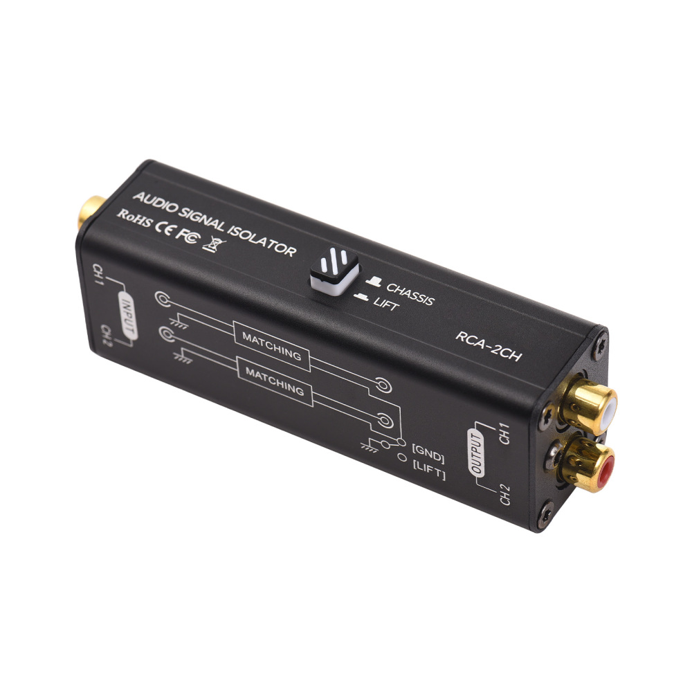 Portable 2 Channels RCA Ground - Audio Music Isolator recensione e prezzo