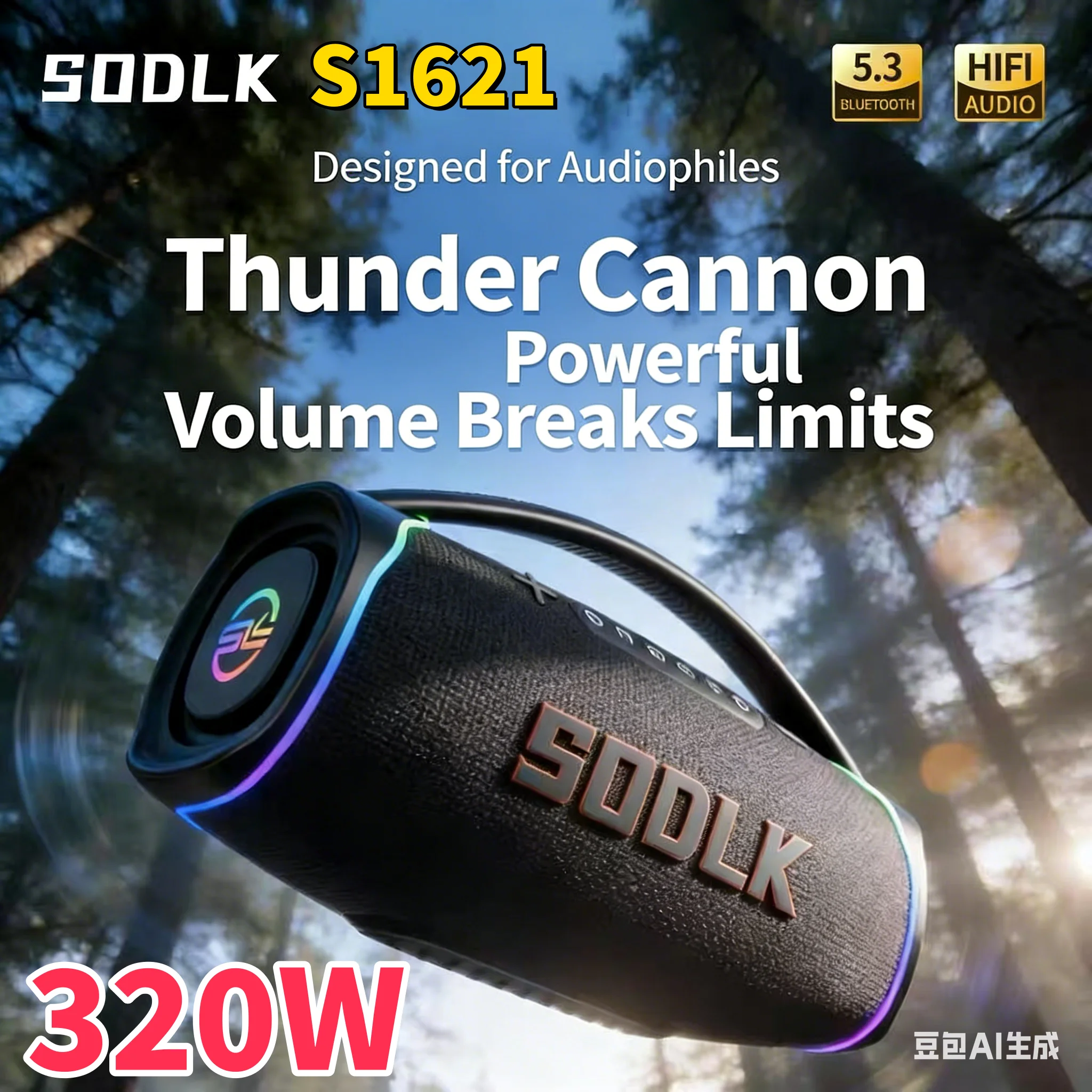 SODLK S1621New Model 320W Port - Apple Music Audio Quality recensione e prezzo