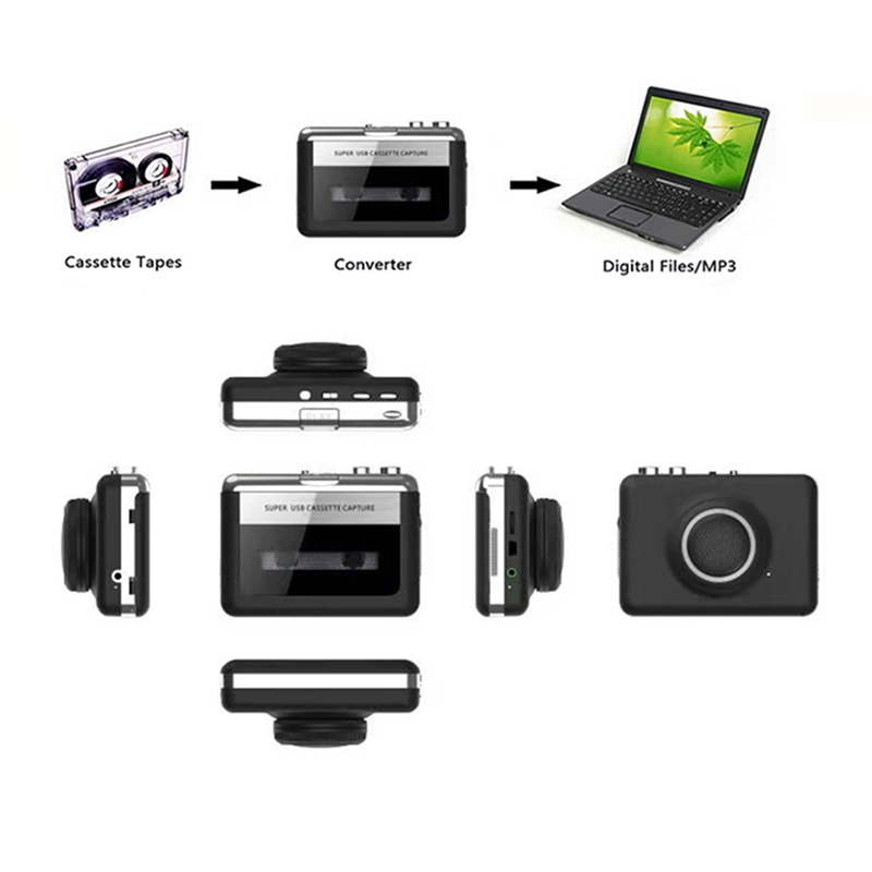 Portable Stereo USB Cassette P - Audio Music Converter To Mp3 recensione e prezzo