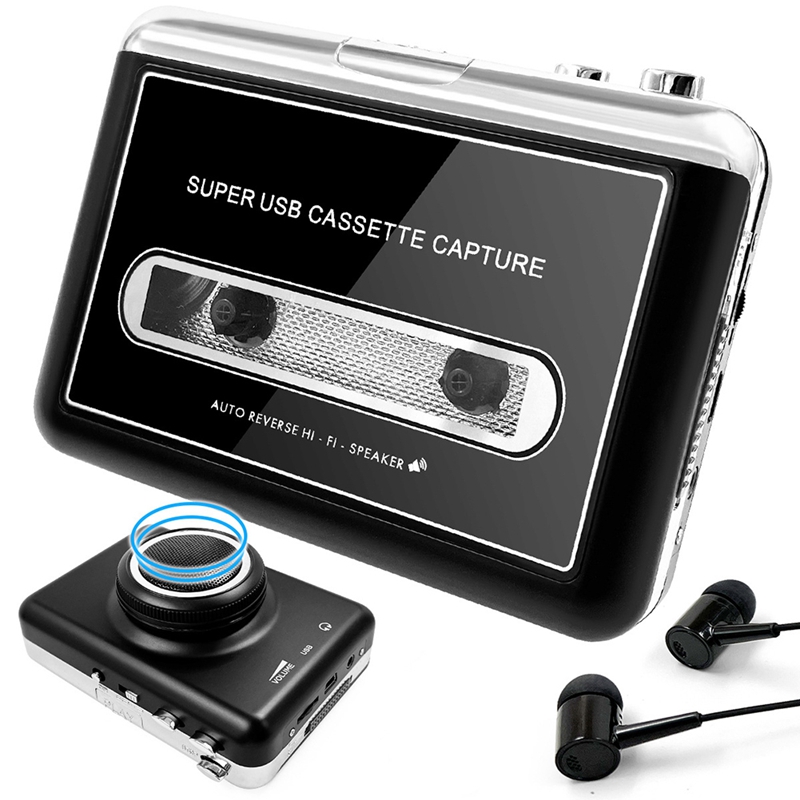 Portable Stereo USB Cassette P - Audio Music Converter To Mp3 recensione e prezzo