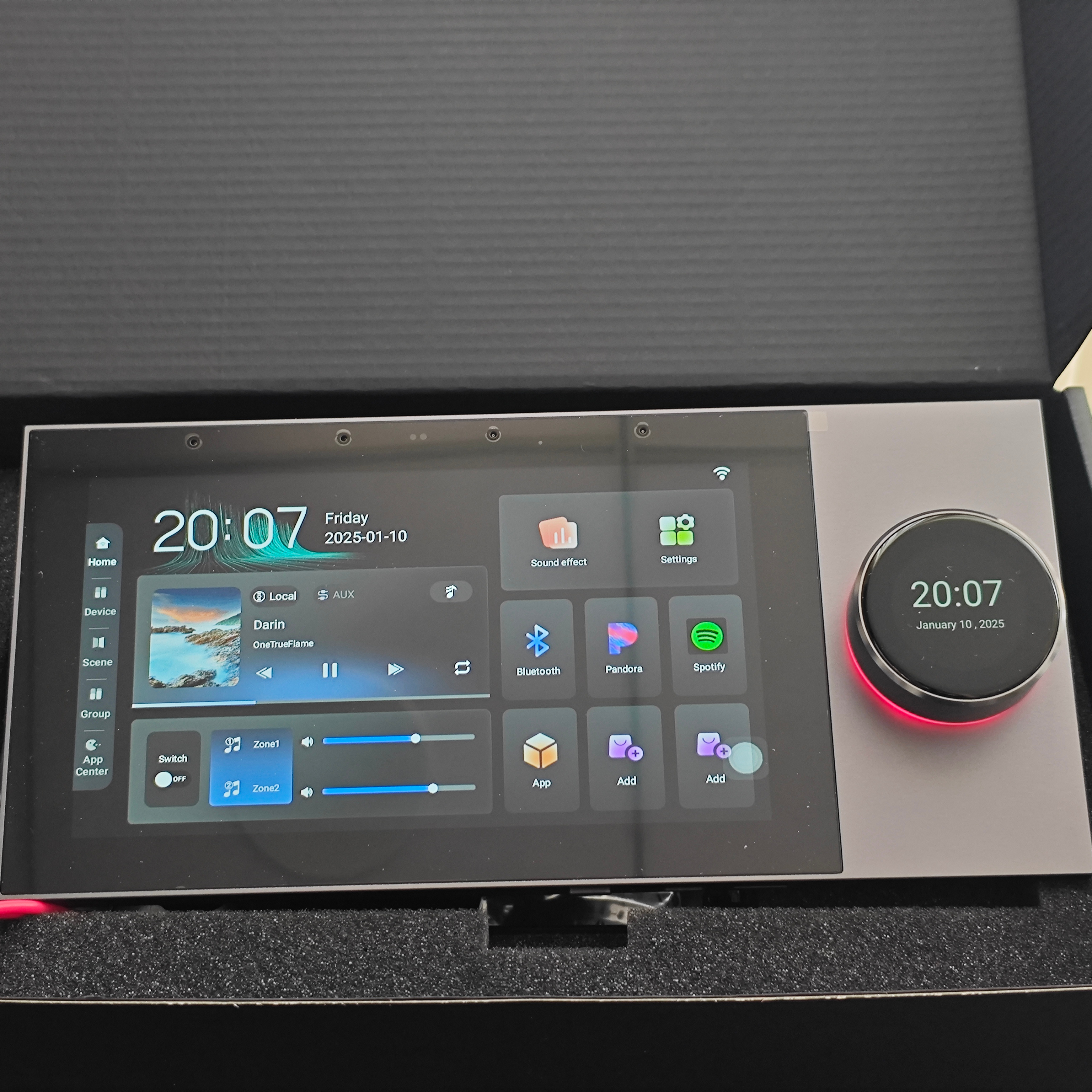 7 Inch Wall Mount Touch Screen - Audio Music Center recensione e prezzo