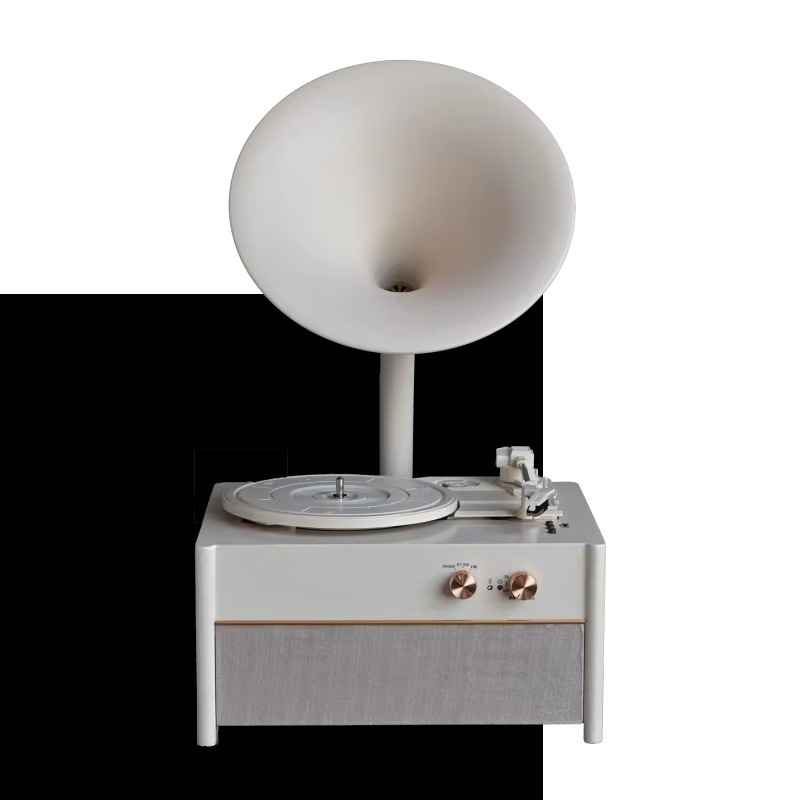 Elegant White Vinyl Record Pla - Audio Music Player Pc recensione e prezzo