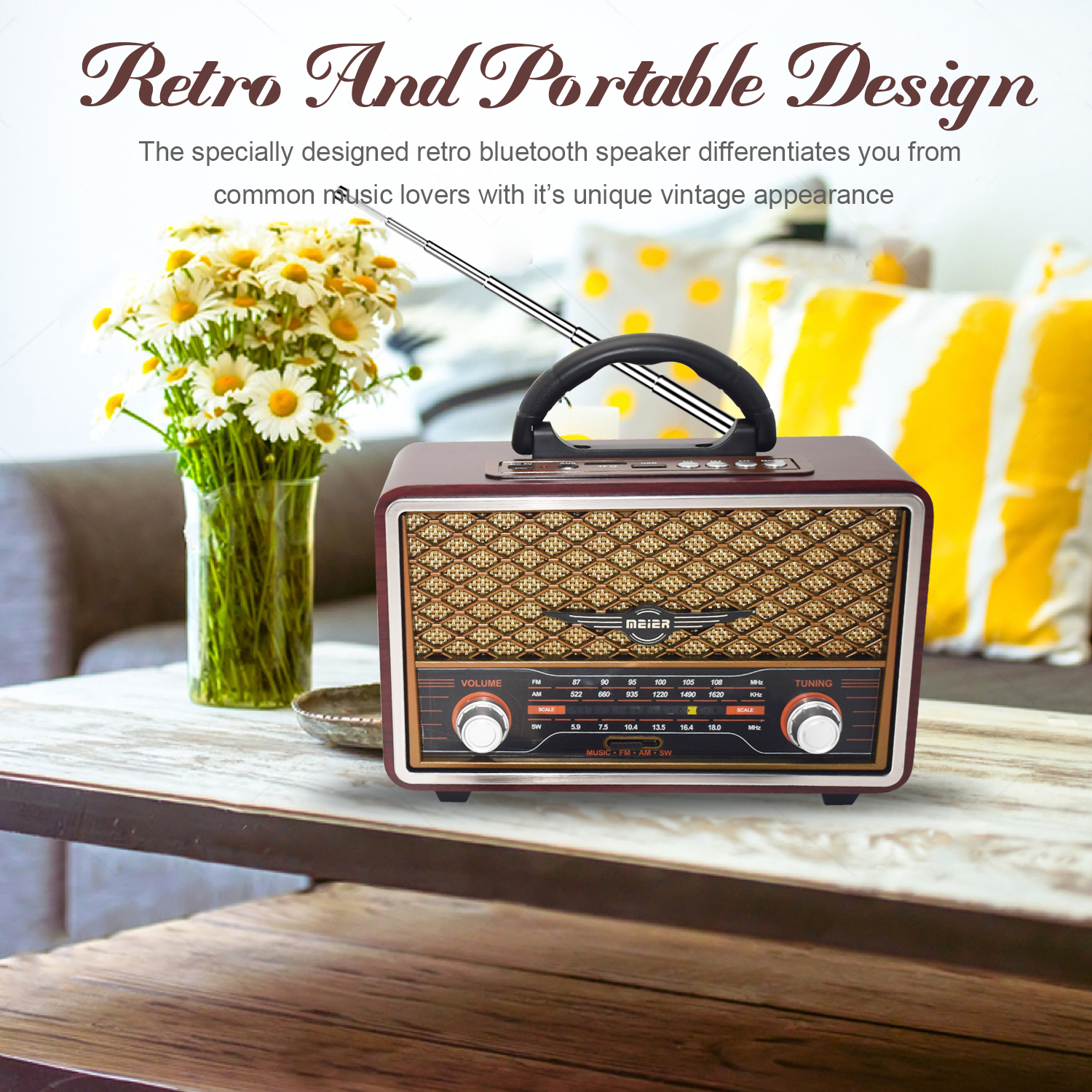 High Quality Wooden Retro Port - Apple Music Audio Quality recensione e prezzo