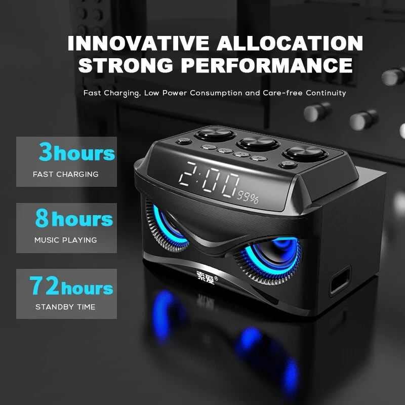 Wireless Bluetooth Speaker Por - Audio Music Center recensione e prezzo