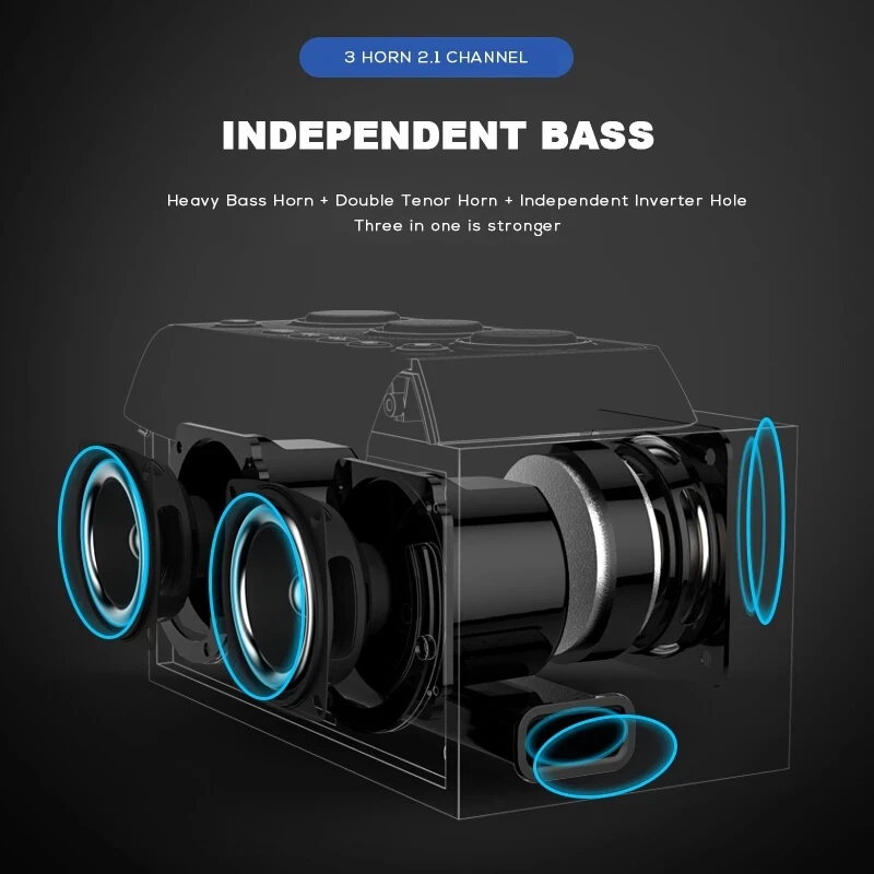 Wireless Bluetooth Speaker Por - Audio Music Center recensione e prezzo