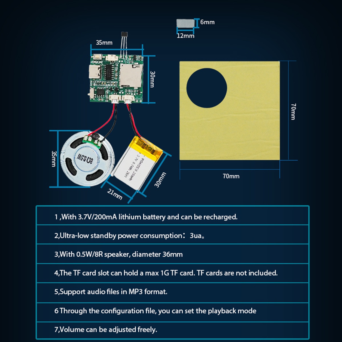 Programmable Sound Recorder Mo - Audio Music Mp3 Download recensione e prezzo