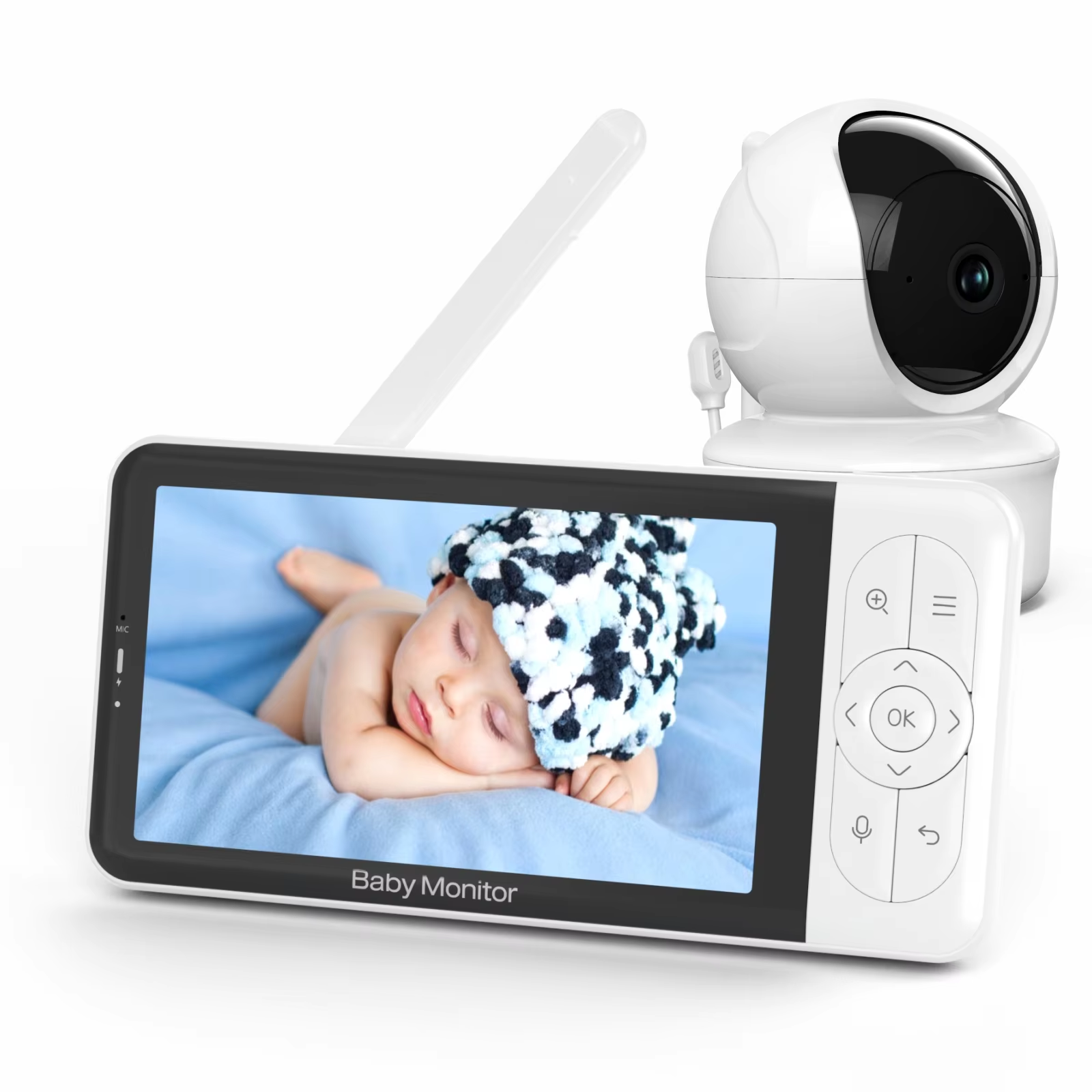 Babystar 5-inch Tuya baby moni - Audio Music Network recensione e prezzo