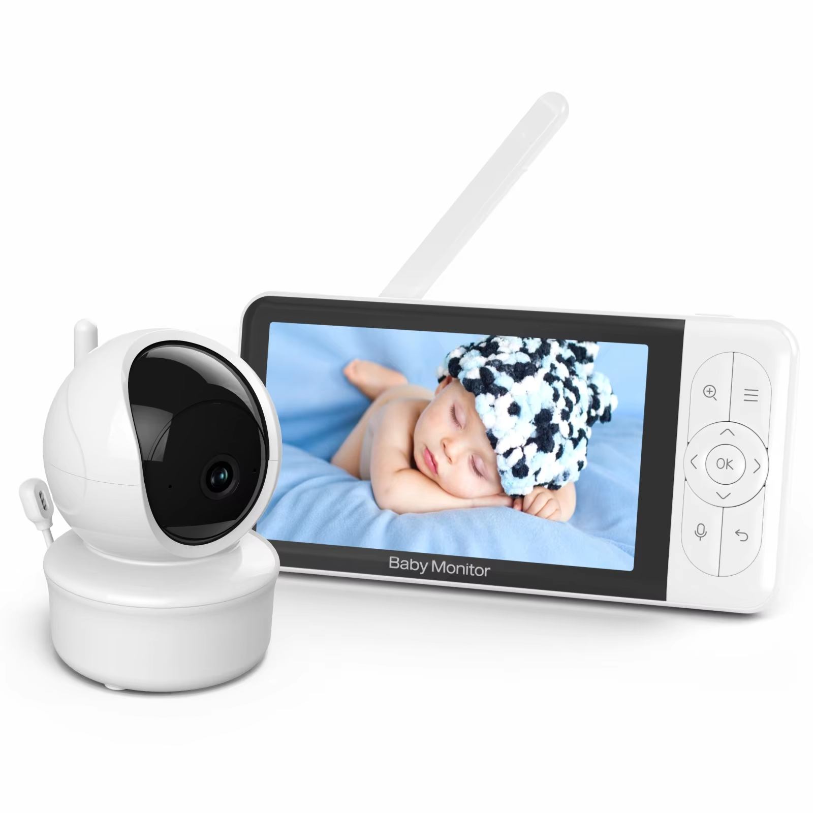Babystar 5-inch Tuya baby moni - Audio Music Network recensione e prezzo
