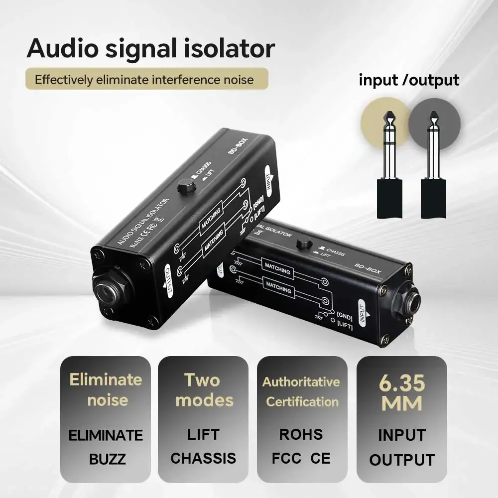 Portable 6.35MM AUX Ground Loo - Audio Music Isolator recensione e prezzo