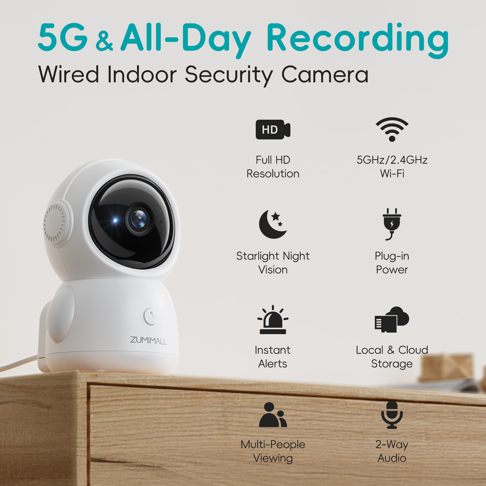 ZUMIMALL APP Wired security Ca - Audio Music Network recensione e prezzo