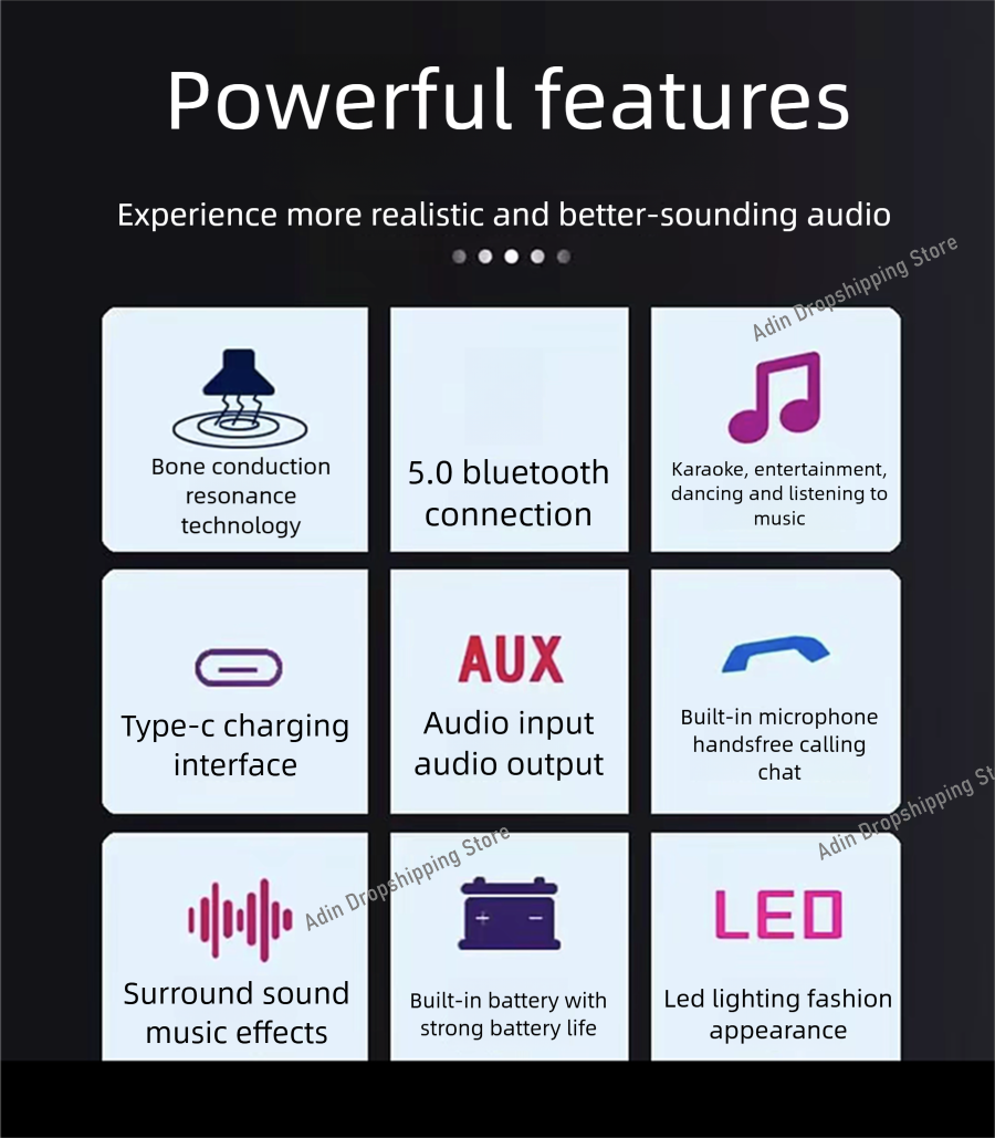 Adin 26w Vibration Bluetooth S - Audio Music Center recensione e prezzo