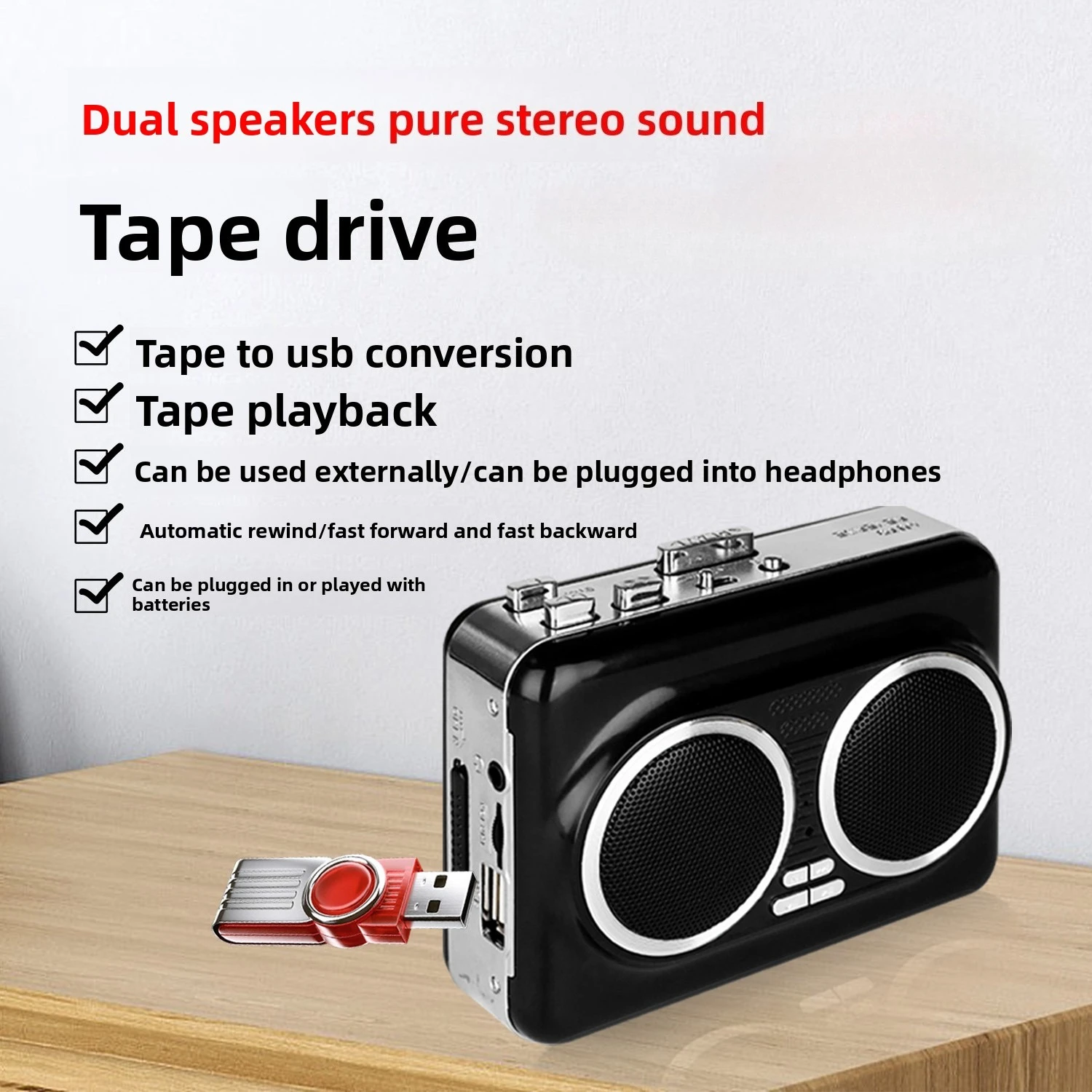 USB Cassette Player Music Audi - Audio Music Player Pc recensione e prezzo