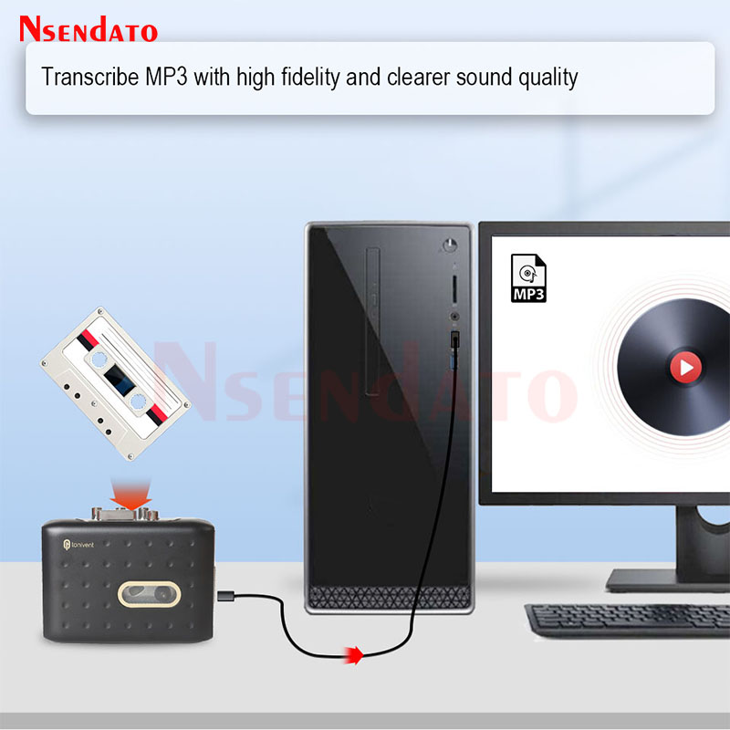 USB C Cassette Capture Player  - Audio Music Player Pc recensione e prezzo