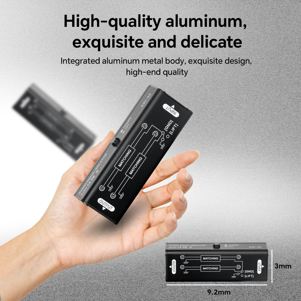 Portable 3.5mm aux Ground Loop - Audio Music Isolator recensione e prezzo