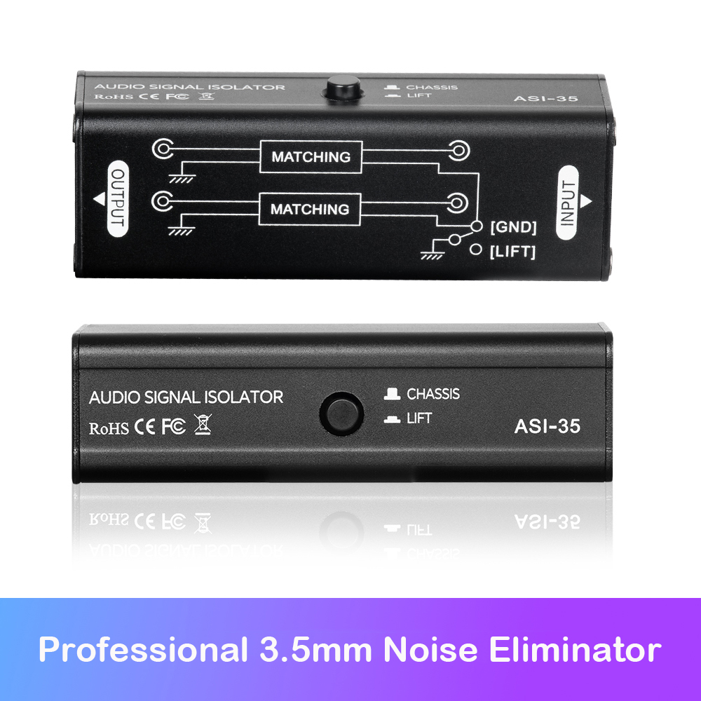 Portable 3.5mm aux Ground Loop - Audio Music Isolator recensione e prezzo