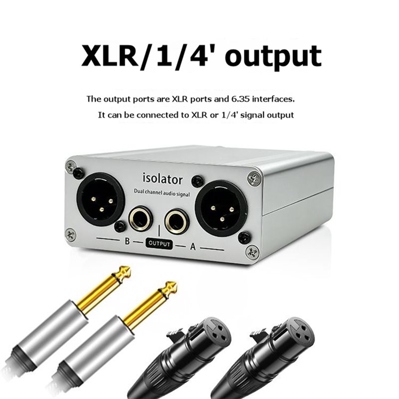 XLR Audio Isolator Audio Noise - Audio Music Isolator recensione e prezzo