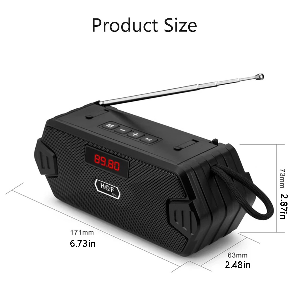 Bass Hifi Outdoor Portable Aux - Audio Music Center recensione e prezzo