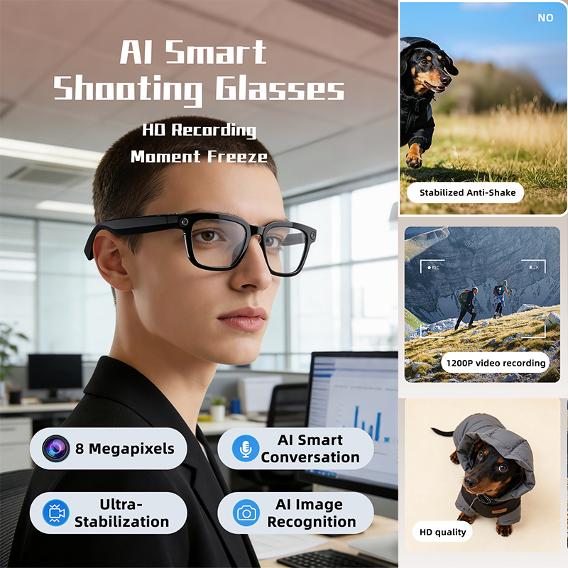 800W Smart Shooting Glasses An - Audio Music Recognition recensione e prezzo