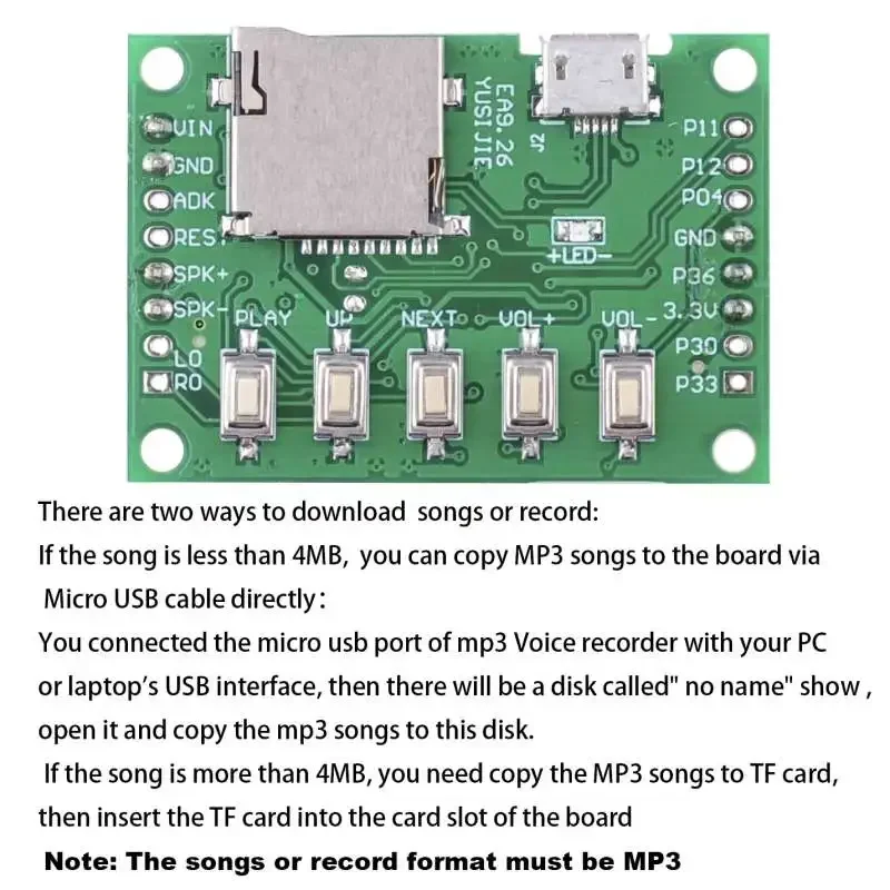 MP3 Voice Module Kit Welcomer  - Audio Music Mp3 Download recensione e prezzo