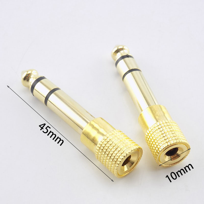 1/2pcs 6.5mm to 3.5mm Male to  - Audio Music Converter To Mp3 recensione e prezzo