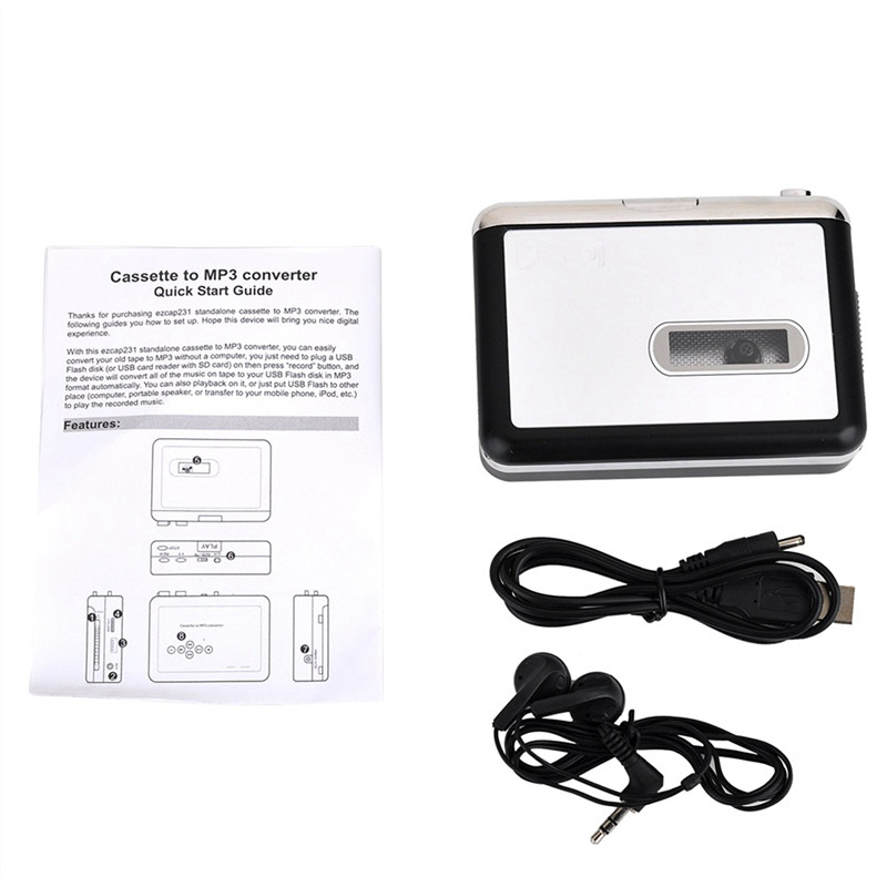 Ezcap 231 USB Cassette Tape Mu - Audio Music Converter To Mp3 recensione e prezzo