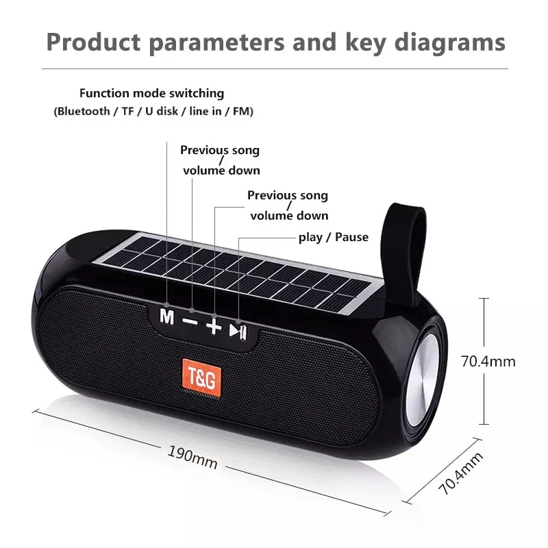 Solar Radio FM Outdoor Portabl - Audio Music Player Pc recensione e prezzo