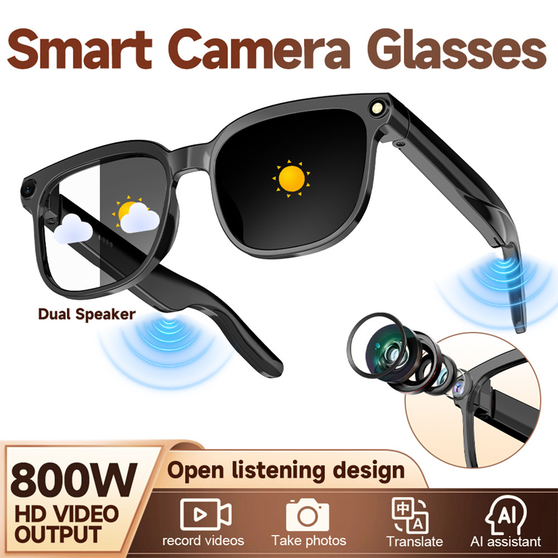 AI Smart Glasses with Camera 4 - Audio Music Recognition recensione e prezzo